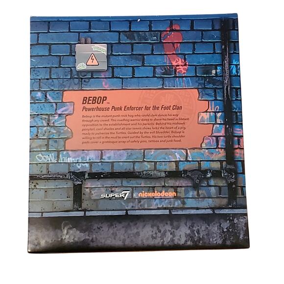 Bebop Super7 Ultimates Figure TMNT Wave 2 Teenage Mutant Ninja Turtles 7" - Picture 4 of 9